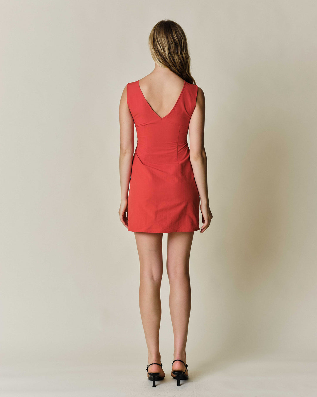 Boatneck Mini Dress