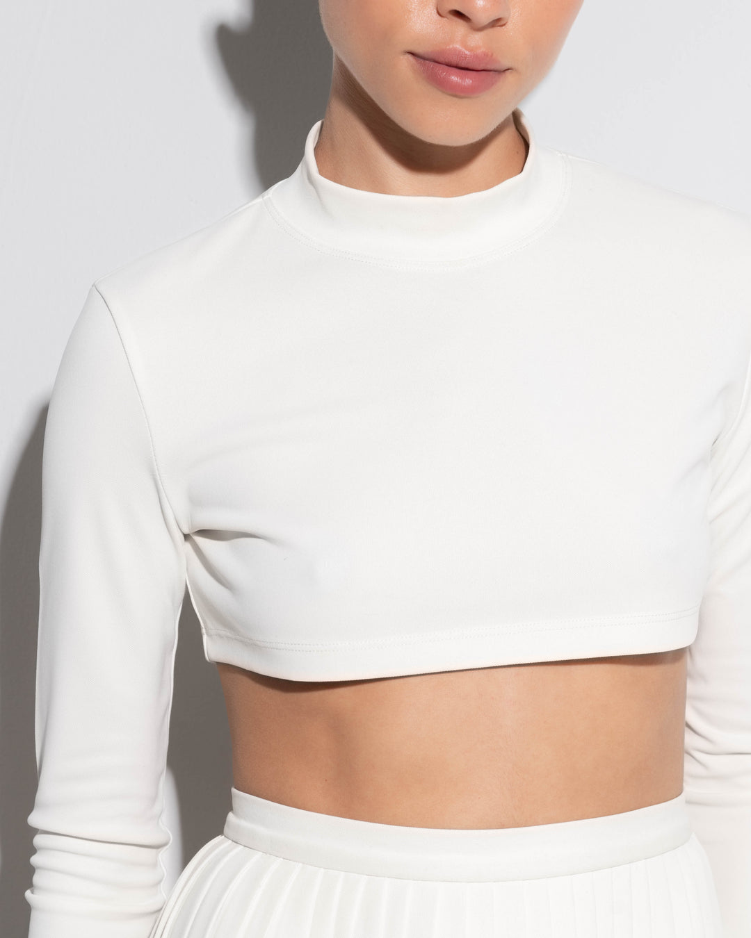 Long Sleeve Mock Neck Shrug