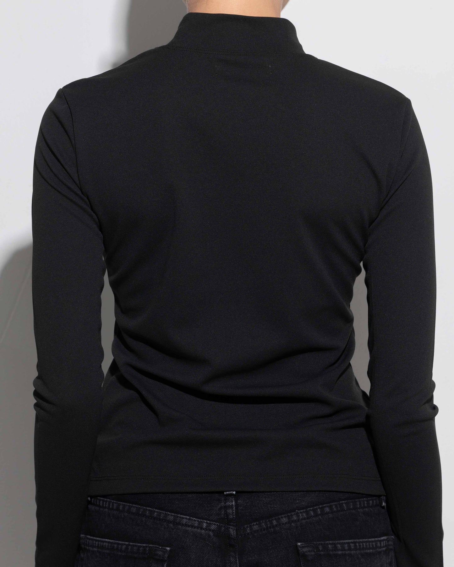 Long Sleeve Mock Neck Shirt