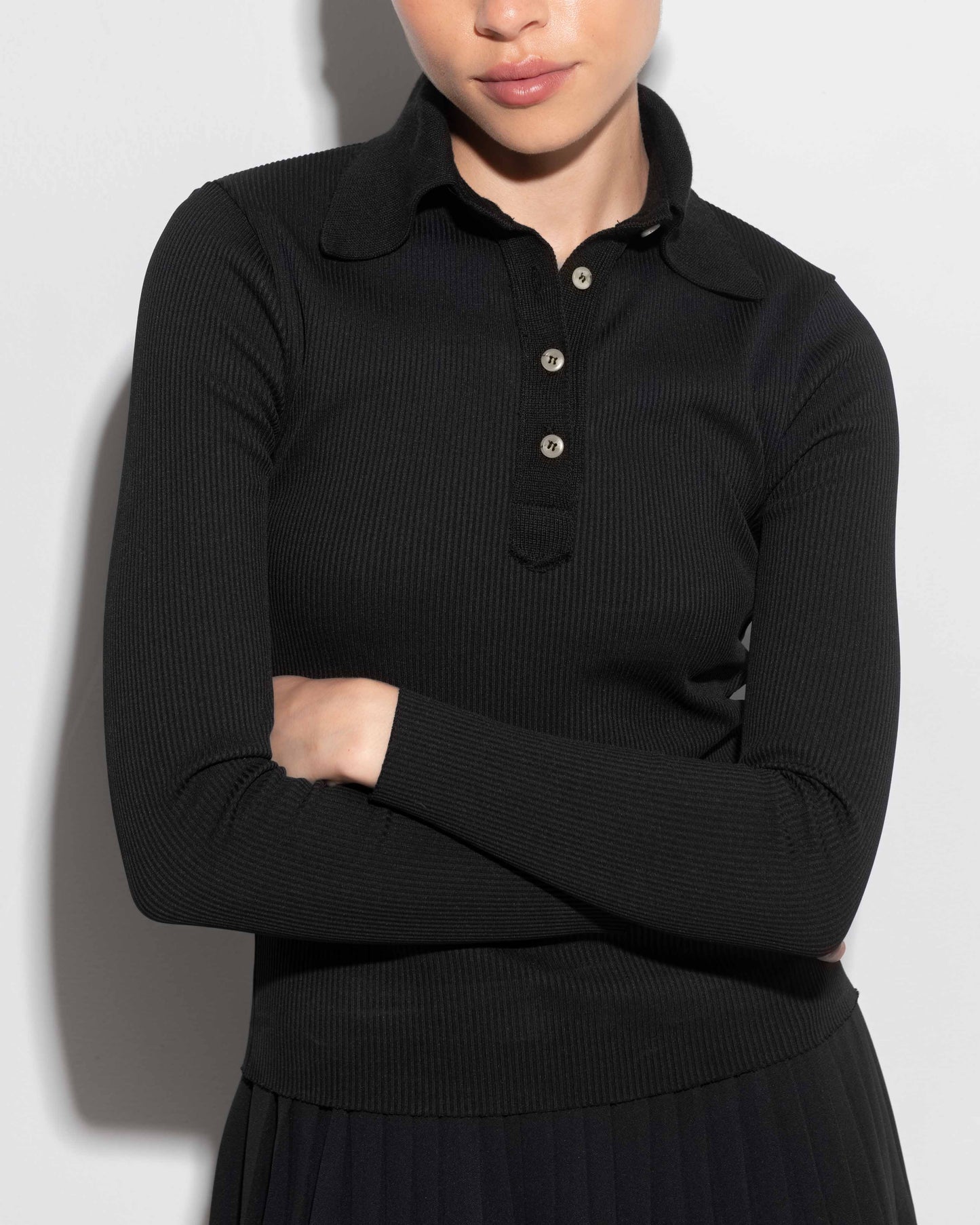 Long Sleeve Polo Shirt