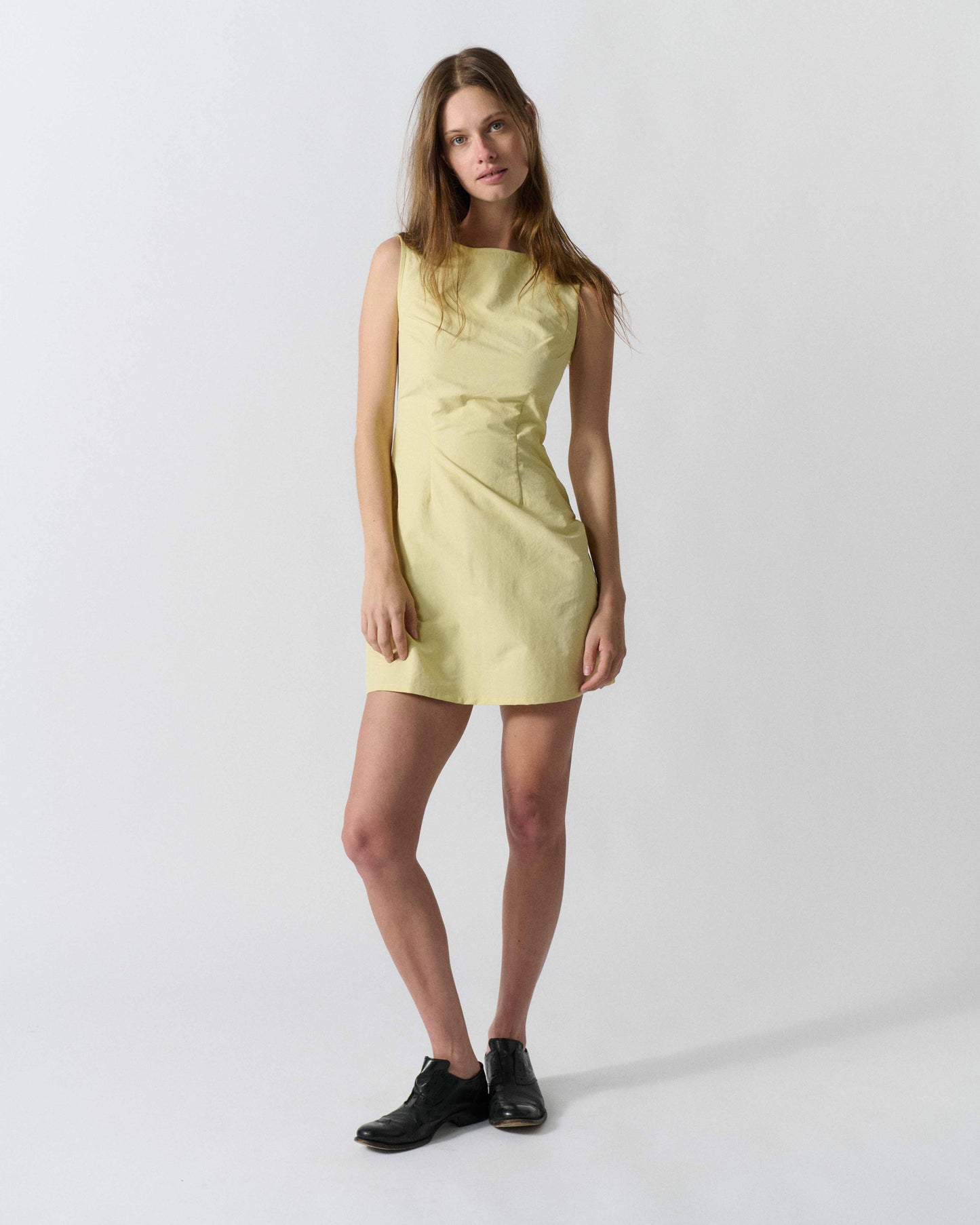 Boatneck Mini Dress
