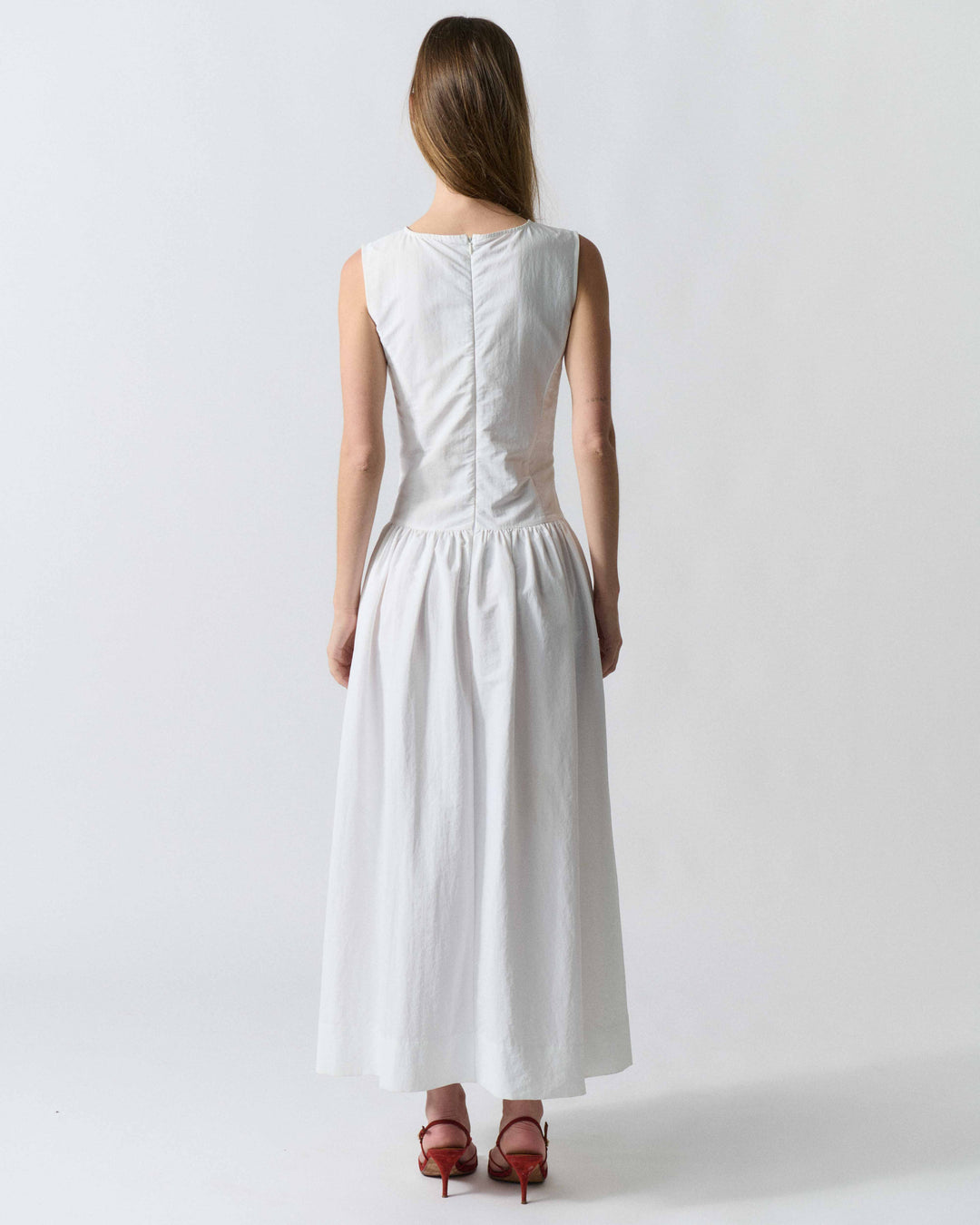 Long Structured Dress | Claudent XL / White Long Structured Dress | Claudent XL / White