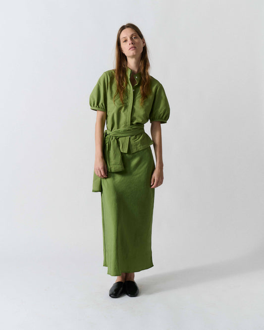 Structured Short Sleeve Top