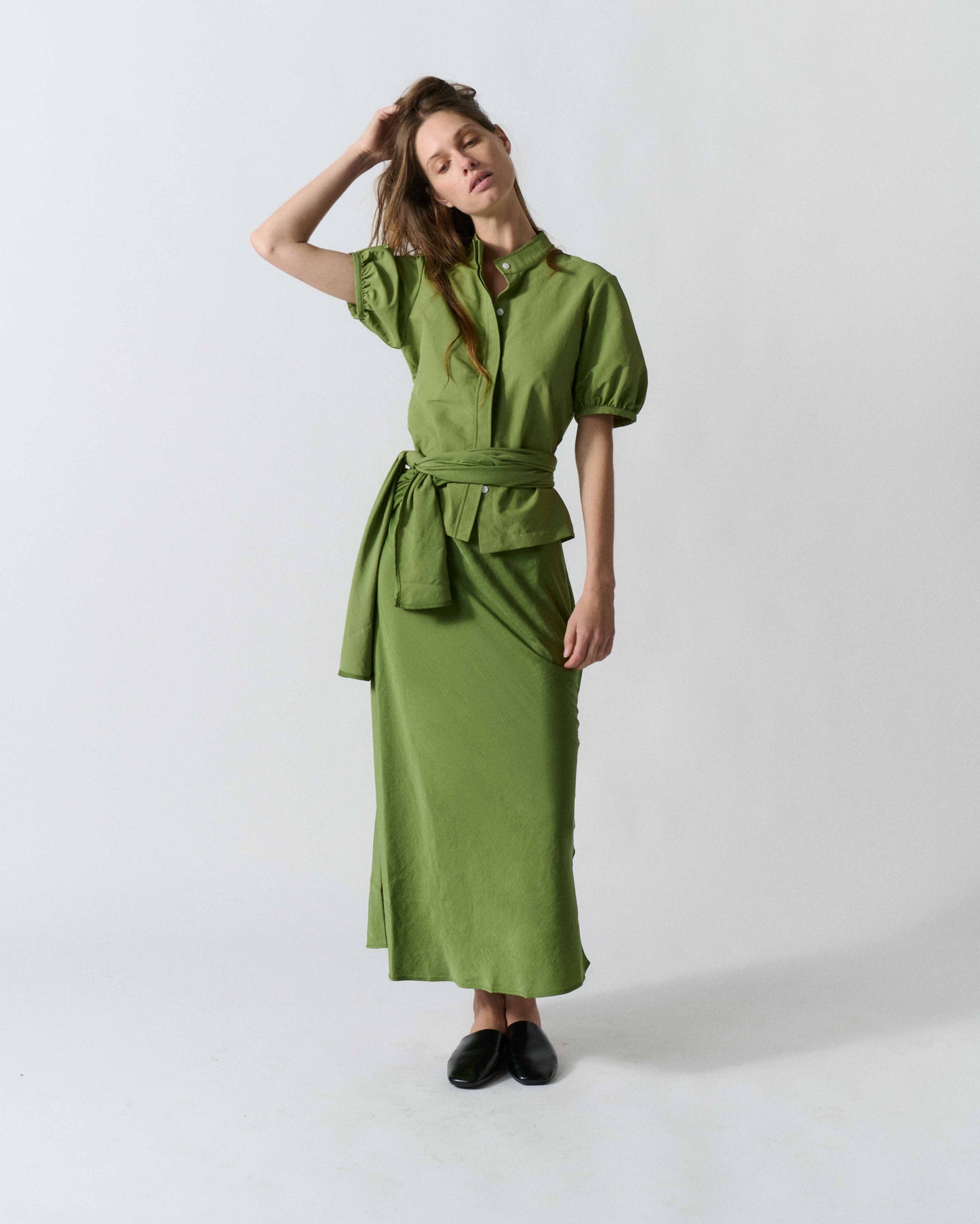 Structured Short Sleeve Top