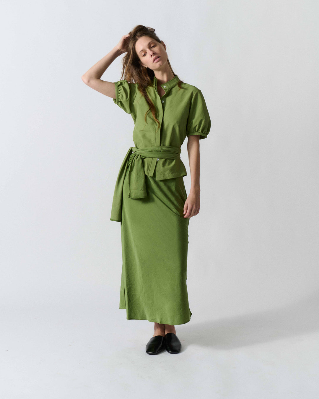 Structured Short Sleeve Top