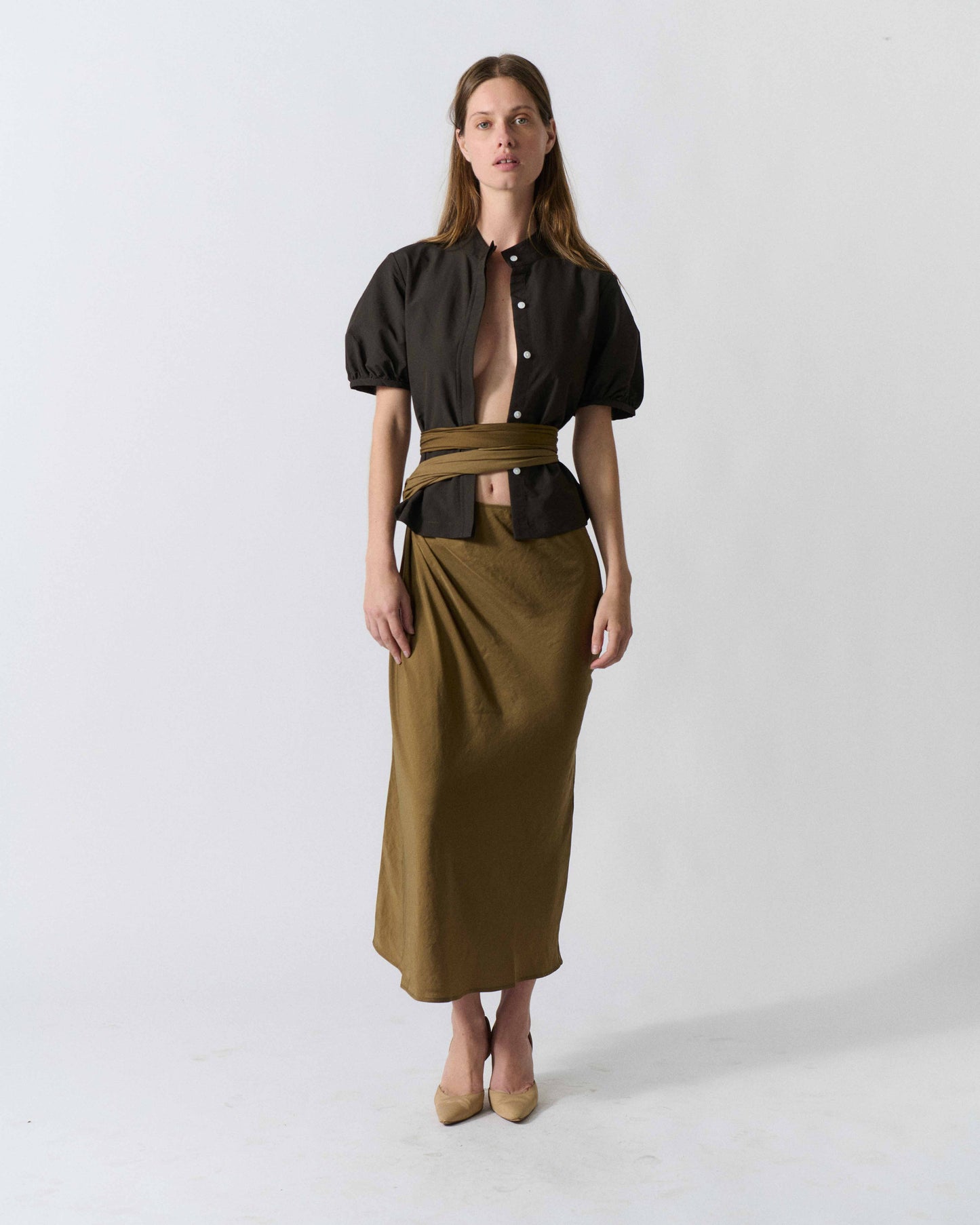 Structured Short Sleeve Top