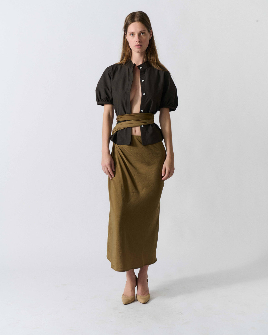 Structured Short Sleeve Top